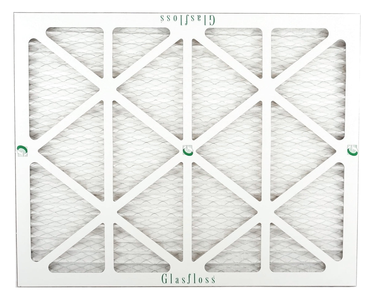 Glasfloss 14x22x1 -  10 -Qty:12 - Furnace Air Filter - Made in  (Actual Size: 13.5 x 21.5x7/8 inch)