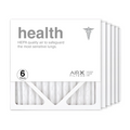 AIRx Filters 12x12x1 Air Filter  13 Pleated   Furnace Air Filter, Health 6-Pack, Made in the