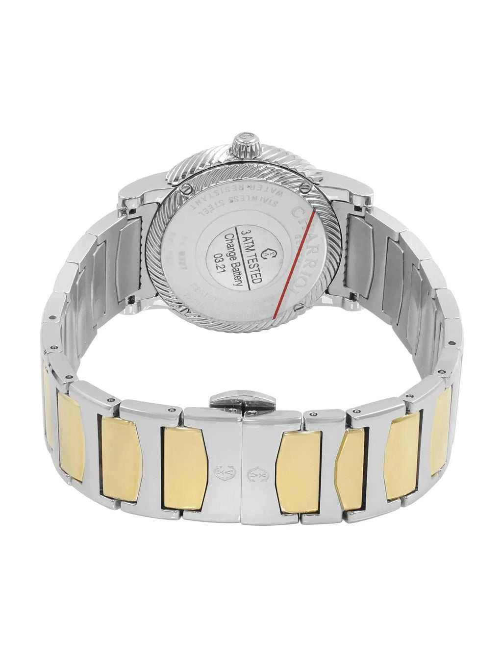 New with defects Charriol Parisii 0.40cttw Quartz Ladies Watch .921.001