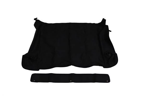 Rampage by RealTruck 741135 Tonneau Cover For 2018-Current Jeep Wrangler  2 Door, Black Diamond